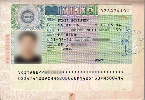 Ý đã thực hiện quy trình cấp visa 36 giờ, nhưng khu vực lãnh sự Thượng Hải hầu như không đạt được.