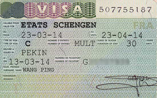 Cách giải thích thị thực Schengen Pháp