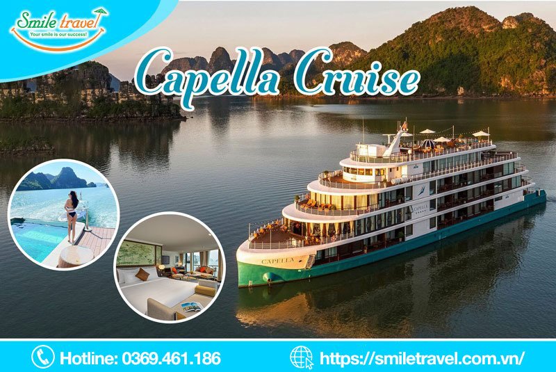 Du thuyền Capella Cruise 5 sao hạng sang