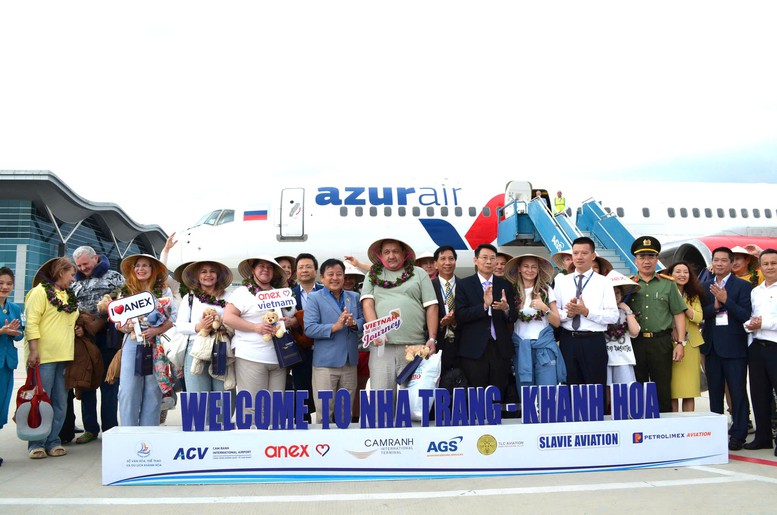 Khánh Hòa tiếp nhận chuyến bay thẳng đầu tiên từ Liên bang Nga.