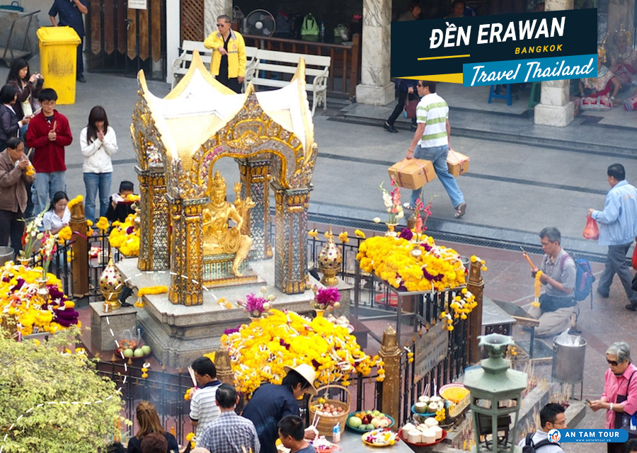 Đền Erawan ở Thái Lan