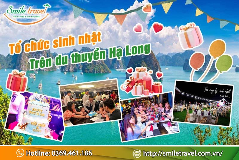 Tổ chức tiệc sinh nhật trên du thuyền Hạ Long