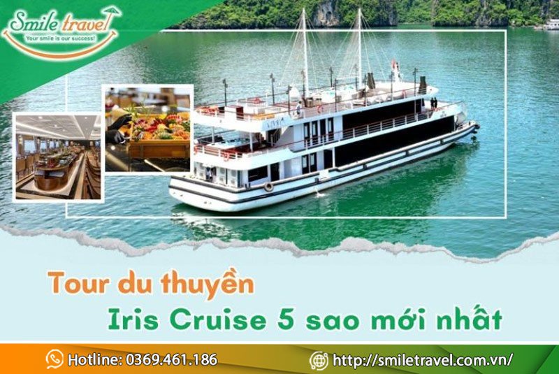 Giá vé tour du thuyền Iris Cruise 5 sao Hạ Long cập nhật mới nhất