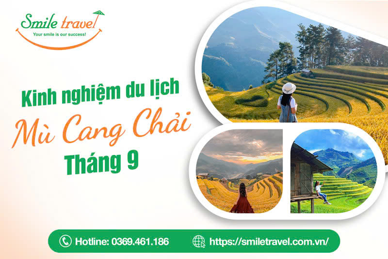 Kinh nghiệm du lịch Mù Cang Chải tháng 9 – Mùa vàng trải rộng khắp đỉnh núi