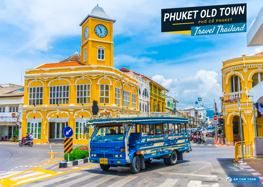 Phuket Old Town – Phố cổ nổi tiếng ở xứ sở chùa vàng