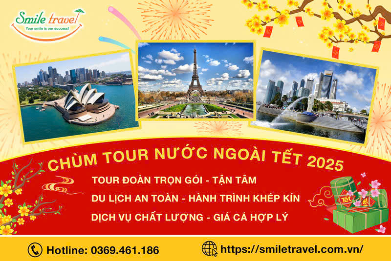 Tour nước ngoài Tết 2025 – tour du lịch quốc tế giá rẻ