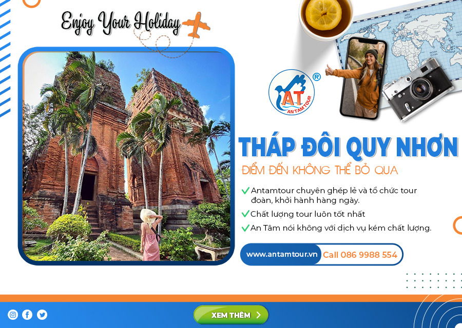 Tháp Đôi ở Quy Nhơn