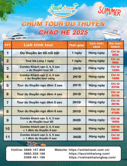 Du lịch Hạ Long tháng 6 có gì thú vị? Thời tiết và lịch trình du lịch Hạ Long.
