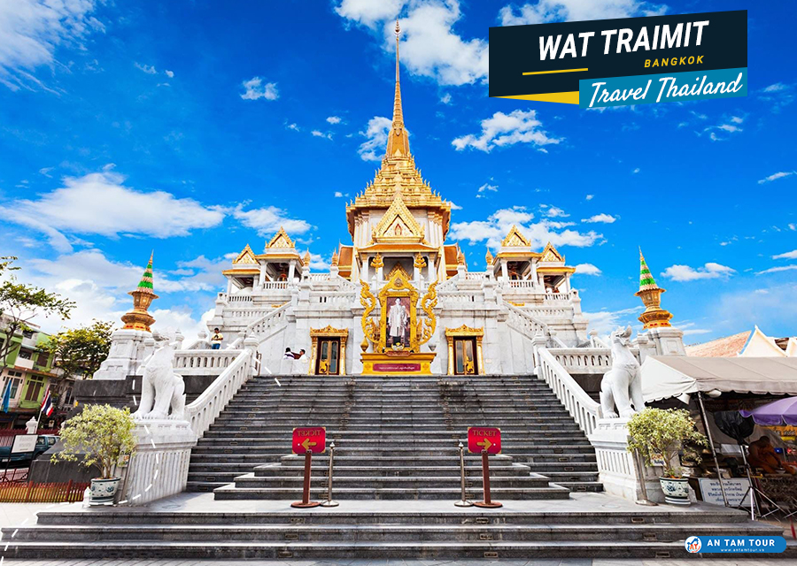 Chùa Wat Traimit ở Thái Lan